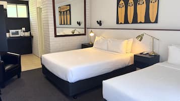 Premium Twin Or Triple | Premium bedding, pillowtop beds, laptop workspace, blackout drapes