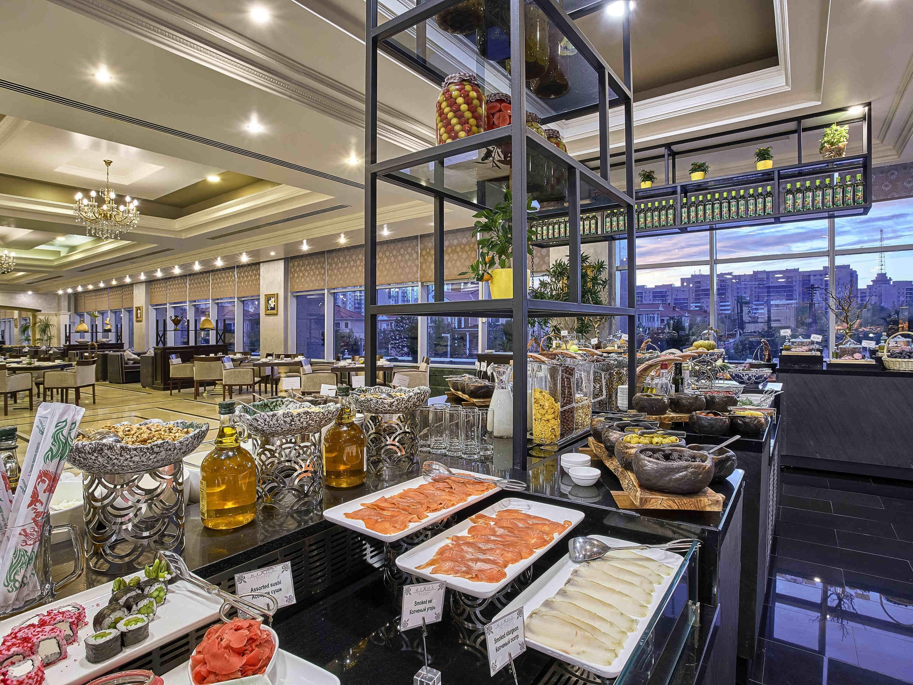 Daily buffet breakfast (KZT 20000 per person)