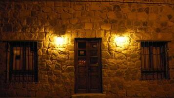 Front of property – evening/night