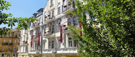 Façade de l’hébergement