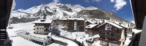 Balcony view - Saaserhof Apartments (Saas-Fee)