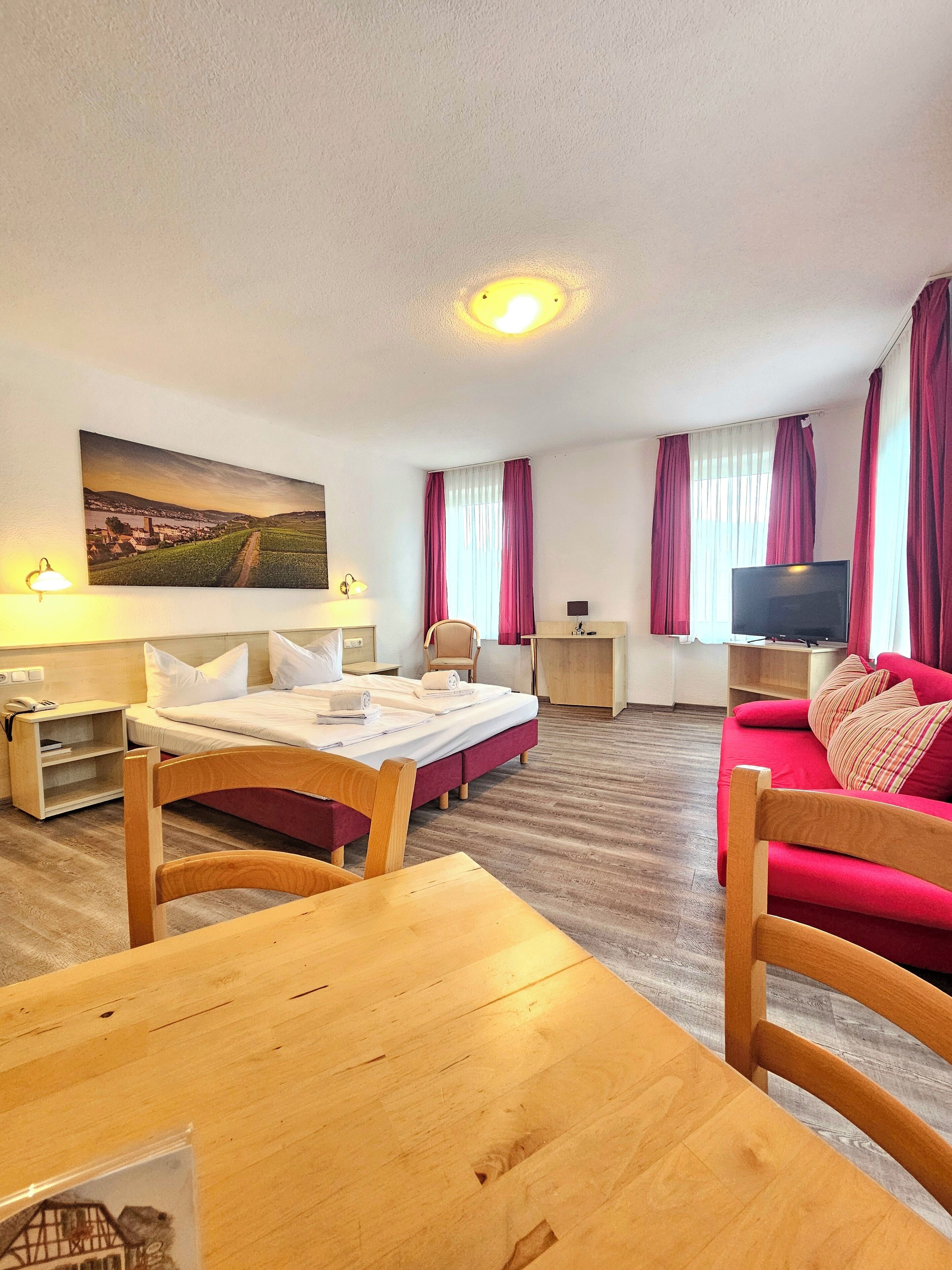 Studio selection of the wine hotel | Premium bedding, in-room safe, desk, blackout drapes