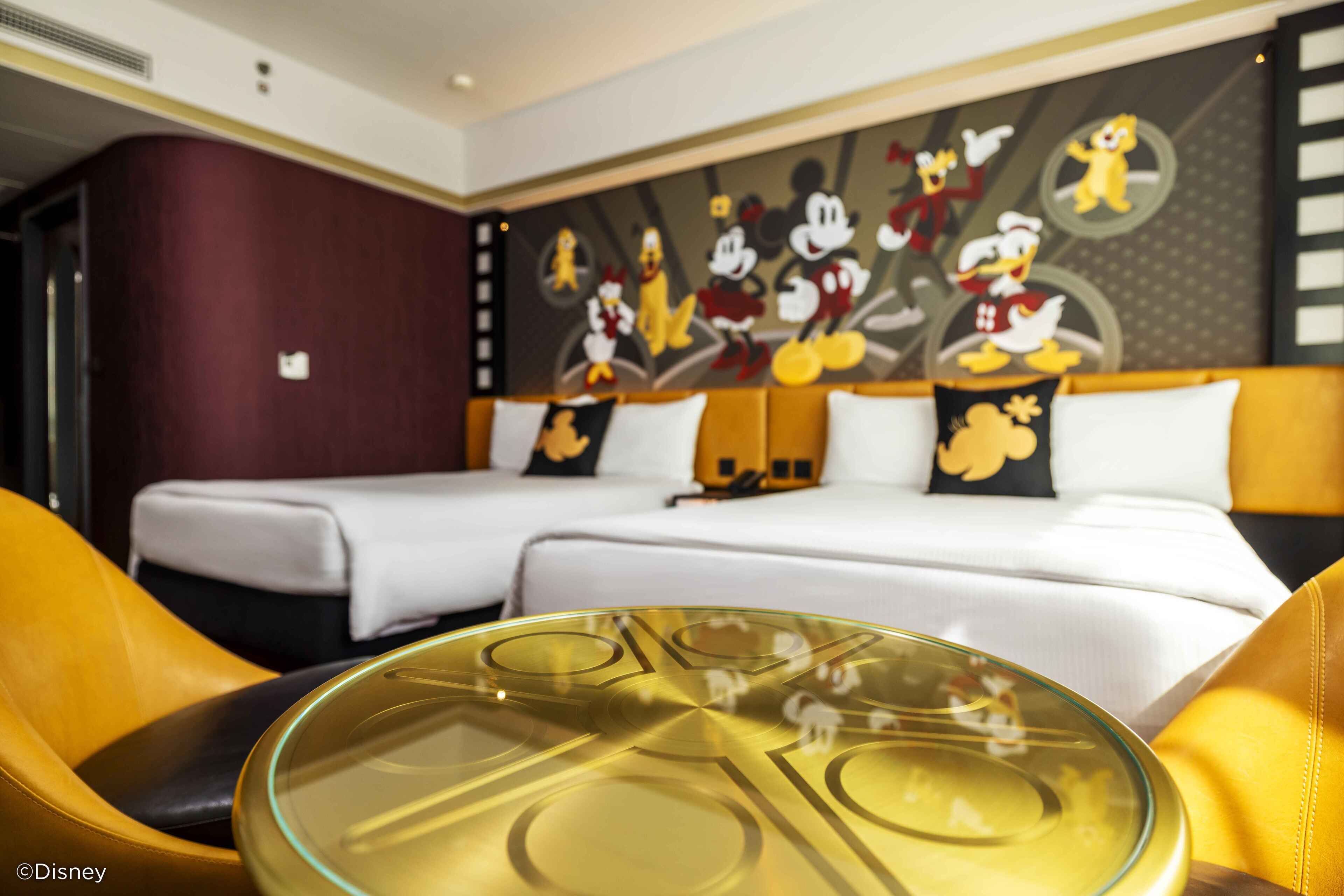 "mickey and friends" sea view room | 1 bedroom, minibar, in-room safe, desk