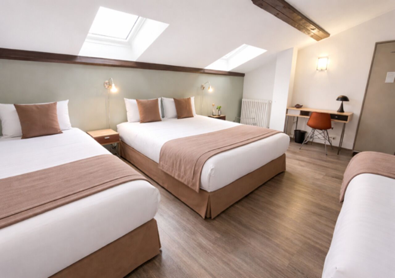 Family Quadruple Room | 1 bedroom, premium bedding, in-room safe, individually decorated