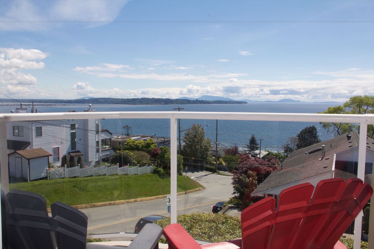 Suite, 1 letto king, idromassaggio, vista mare | Balcone