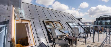 Duplex superior, terraço (2 People) | Terraço/pátio