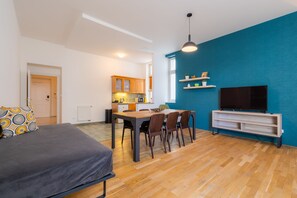 Living area - EA ApartHotel Melantrich (Prague)