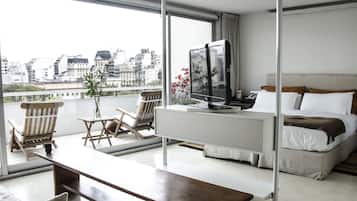 1 habitación, ropa de cama de alta calidad y minibar