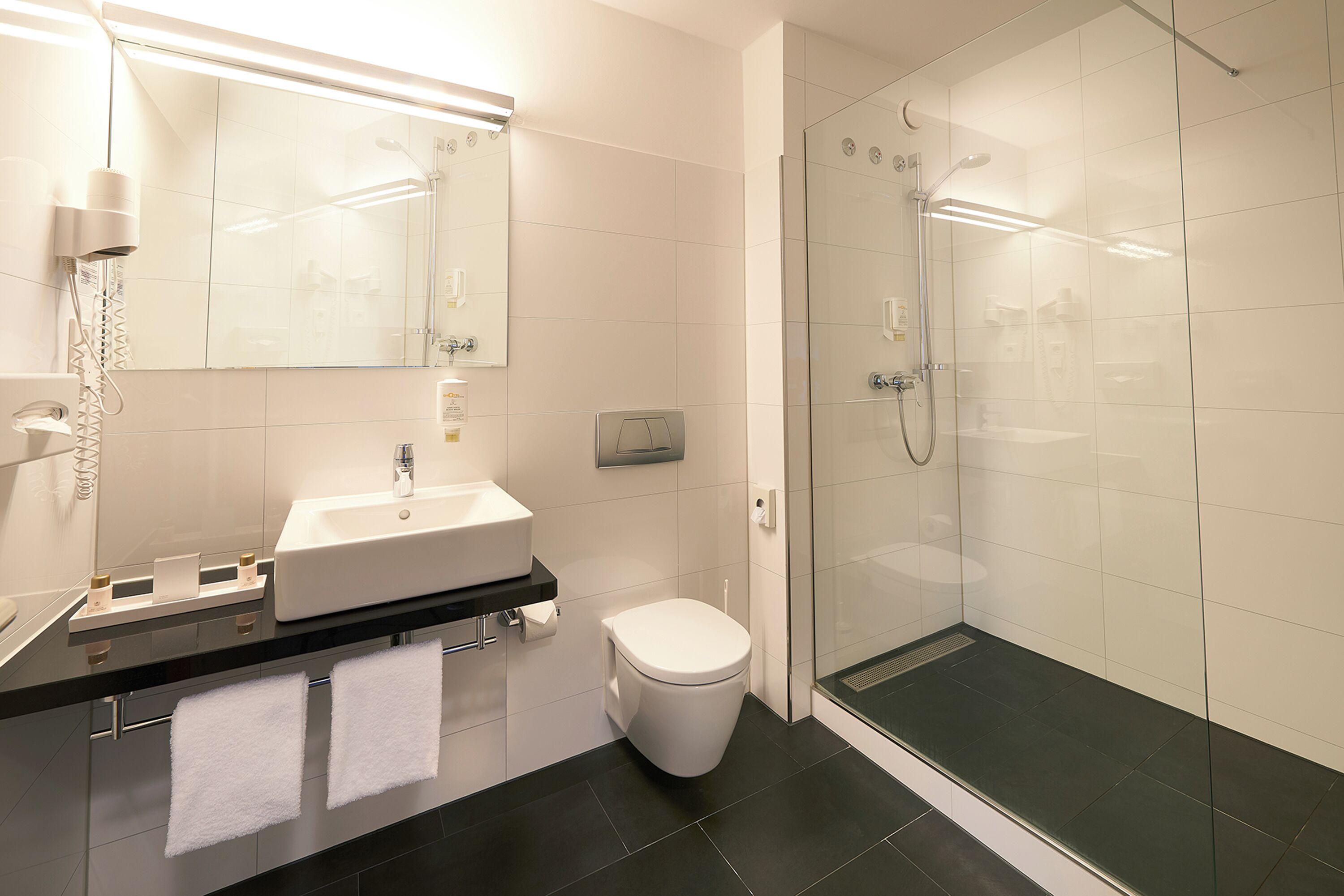 in-room safe, desk, soundproofing, free cots/infant beds