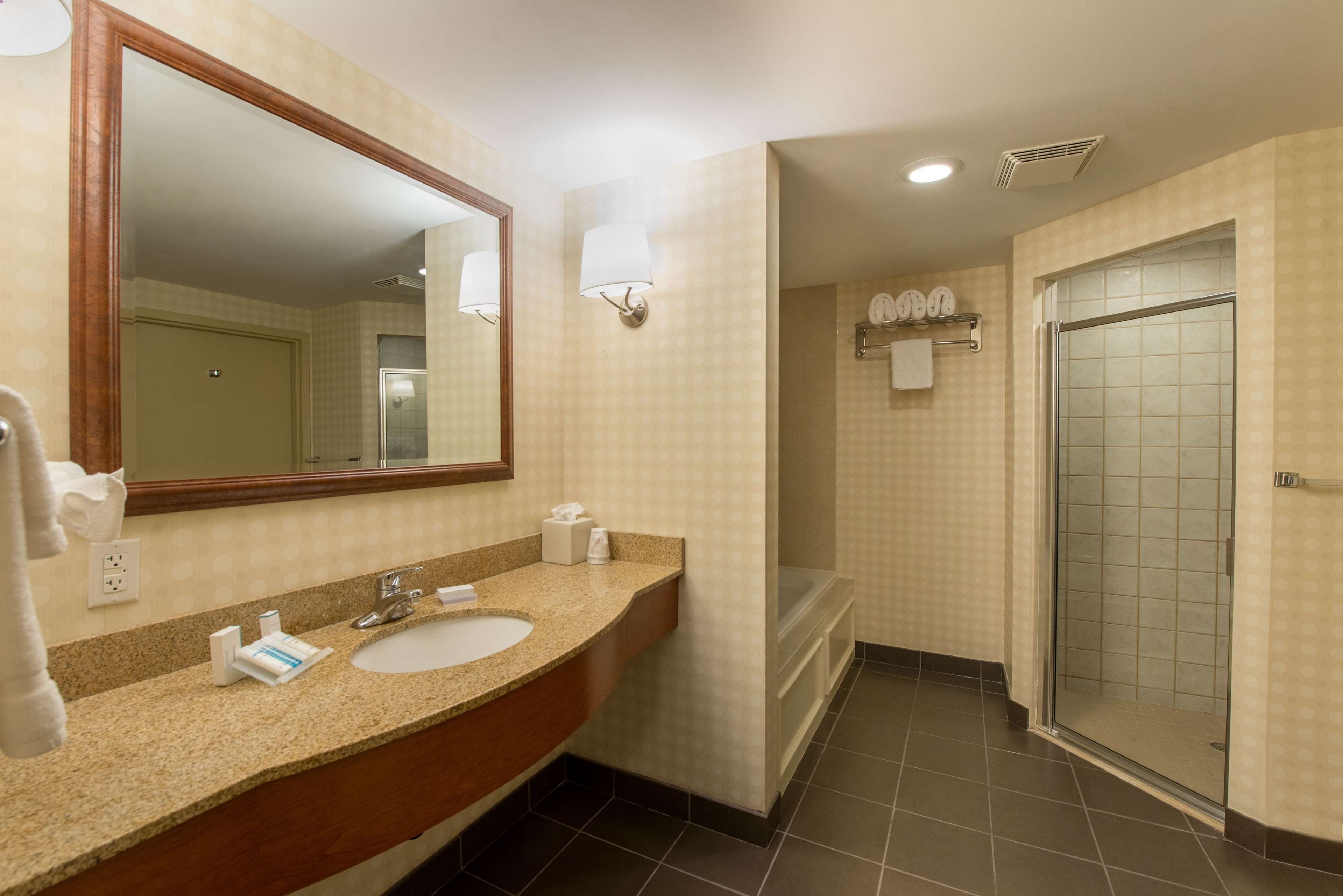 room | bathroom | shower, free toiletries, hair dryer, towels