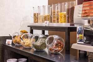 Morgenmadsbuffet hver dag mod et gebyr