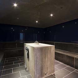 Behandelingskamers voor koppels, een sauna, een bubbelbad, een stoombad