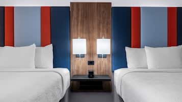 Standard Room, 2 Queen Beds | Desk, iron/ironing board, WiFi (free), alarm clocks