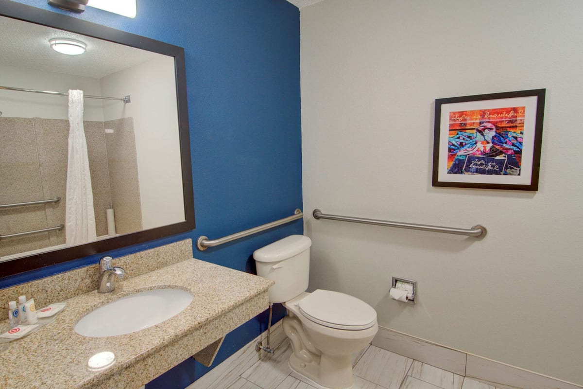 Suite, 1 King Bed with Sofa bed, Accessible, Non Smoking | In-room safe, individually decorated, individually furnished, desk