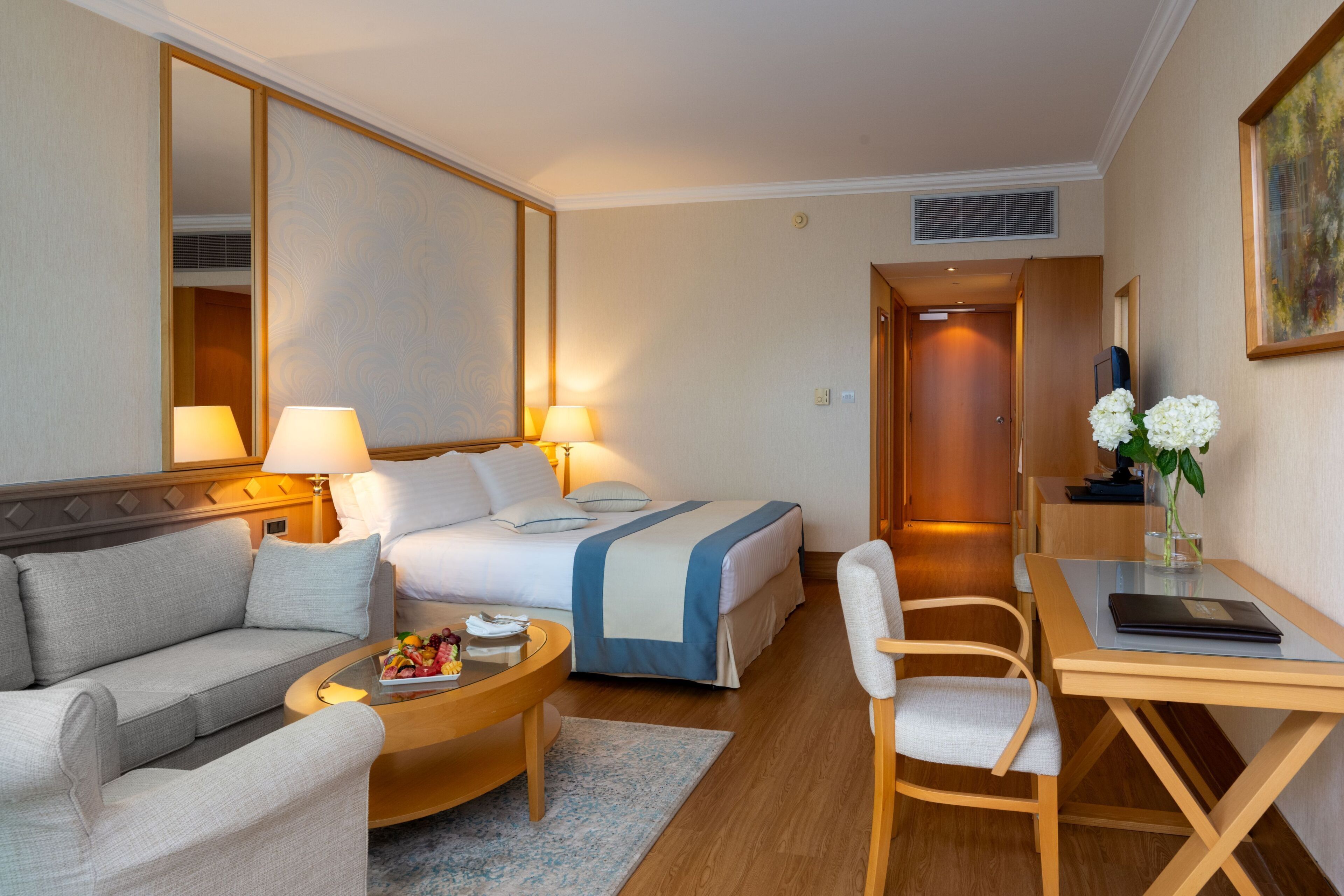 1 kamar tidur, tempat tidur Select Comfort, minibar, dan brankas