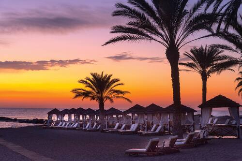 Private beach, beach cabanas, sun-loungers, beach umbrellas