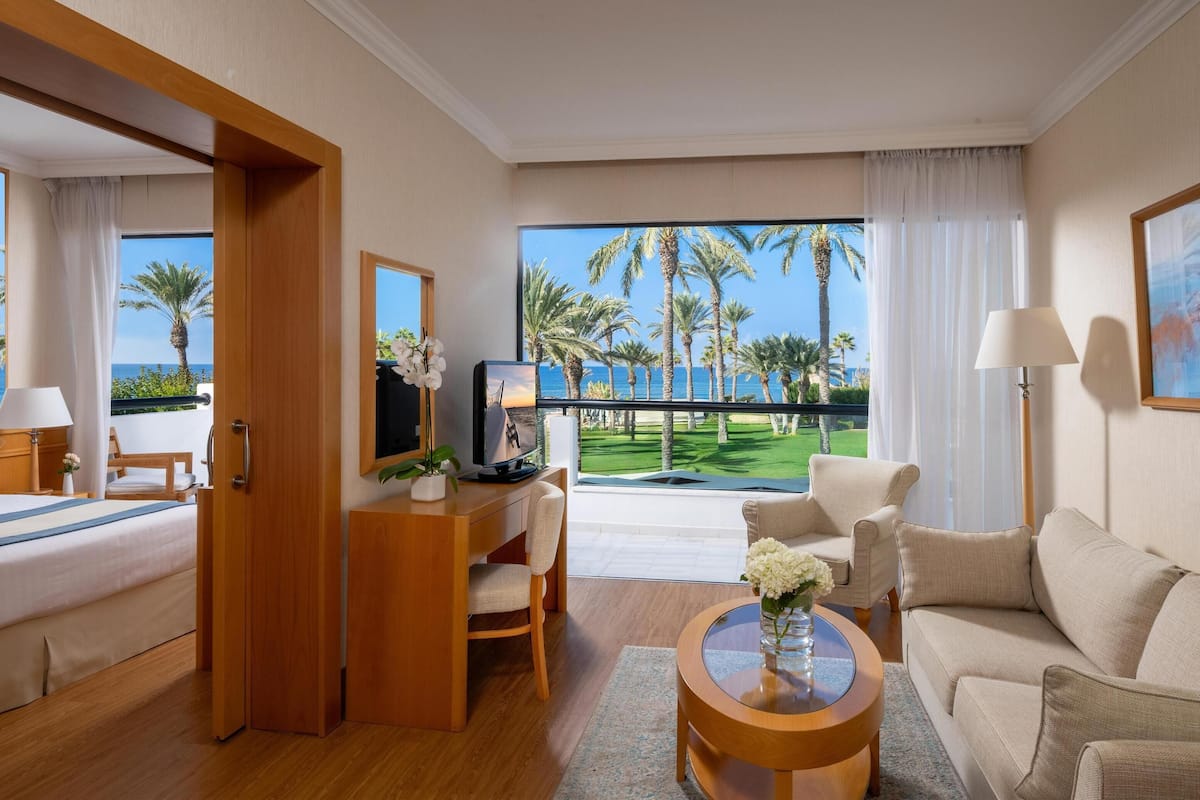 suite, 1 bedroom, sea view | 1 bedroom, select comfort beds, minibar, in-room safe