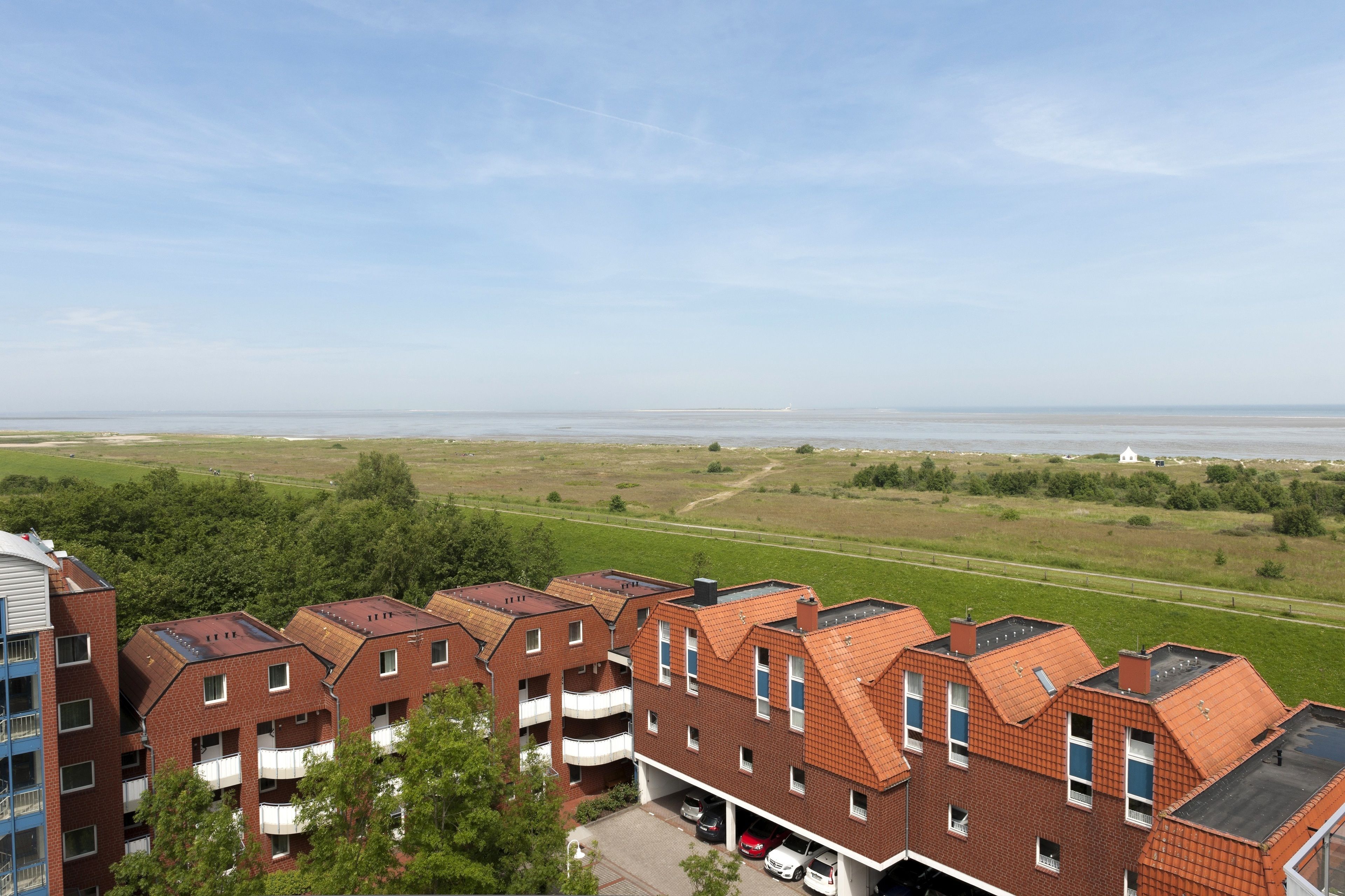 double room side sea view | aerial view