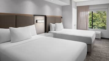 Suite, 2 Queen Beds | Premium bedding, in-room safe, desk, blackout curtains