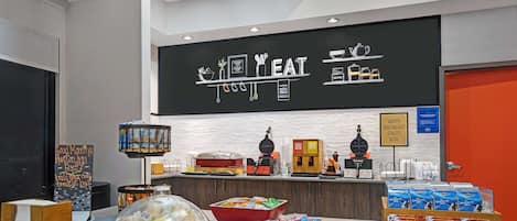 Free daily buffet breakfast