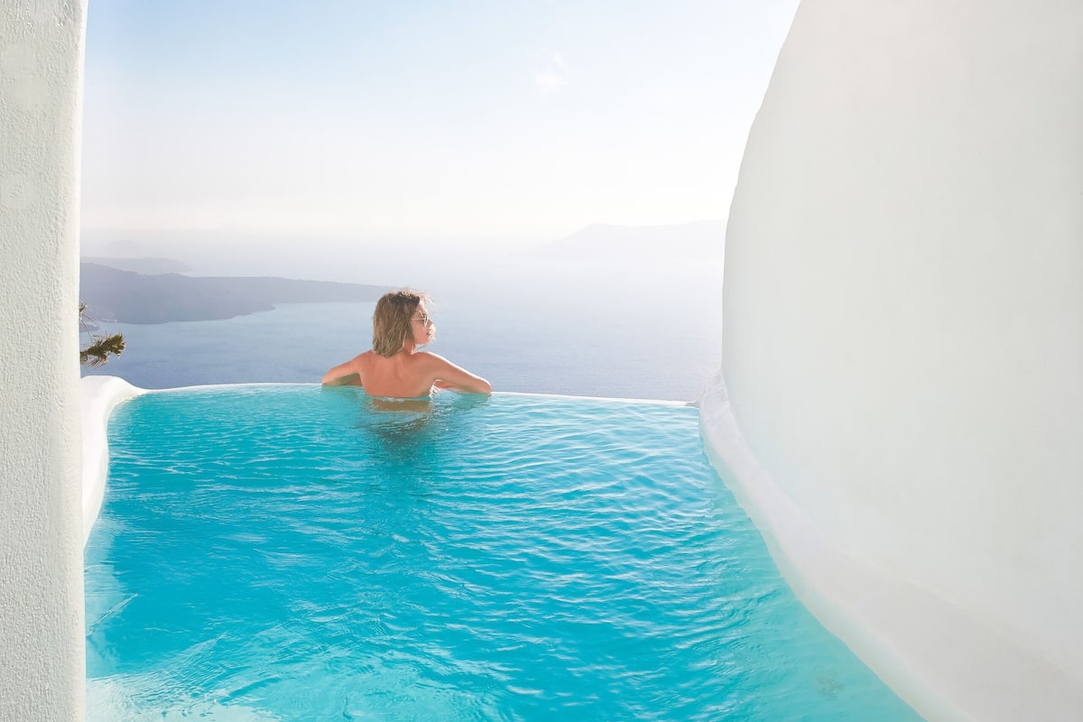 Villa de luna de miel, alberca privada (Honeymoon Villa) | Ropa de cama de alta calidad, edredón y camas con pillow-top