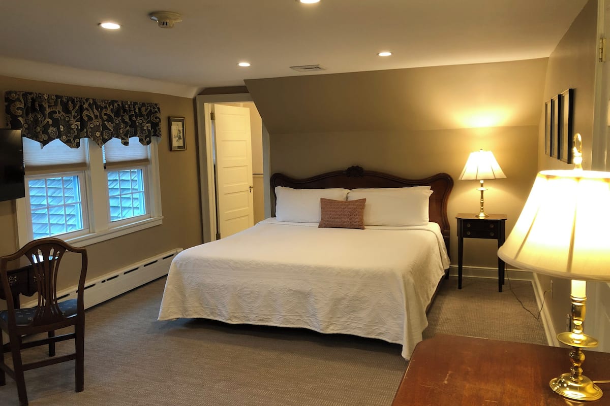 Single Room, 1 King Bed | Hypo-allergenic bedding, desk, iron/ironing board, free WiFi