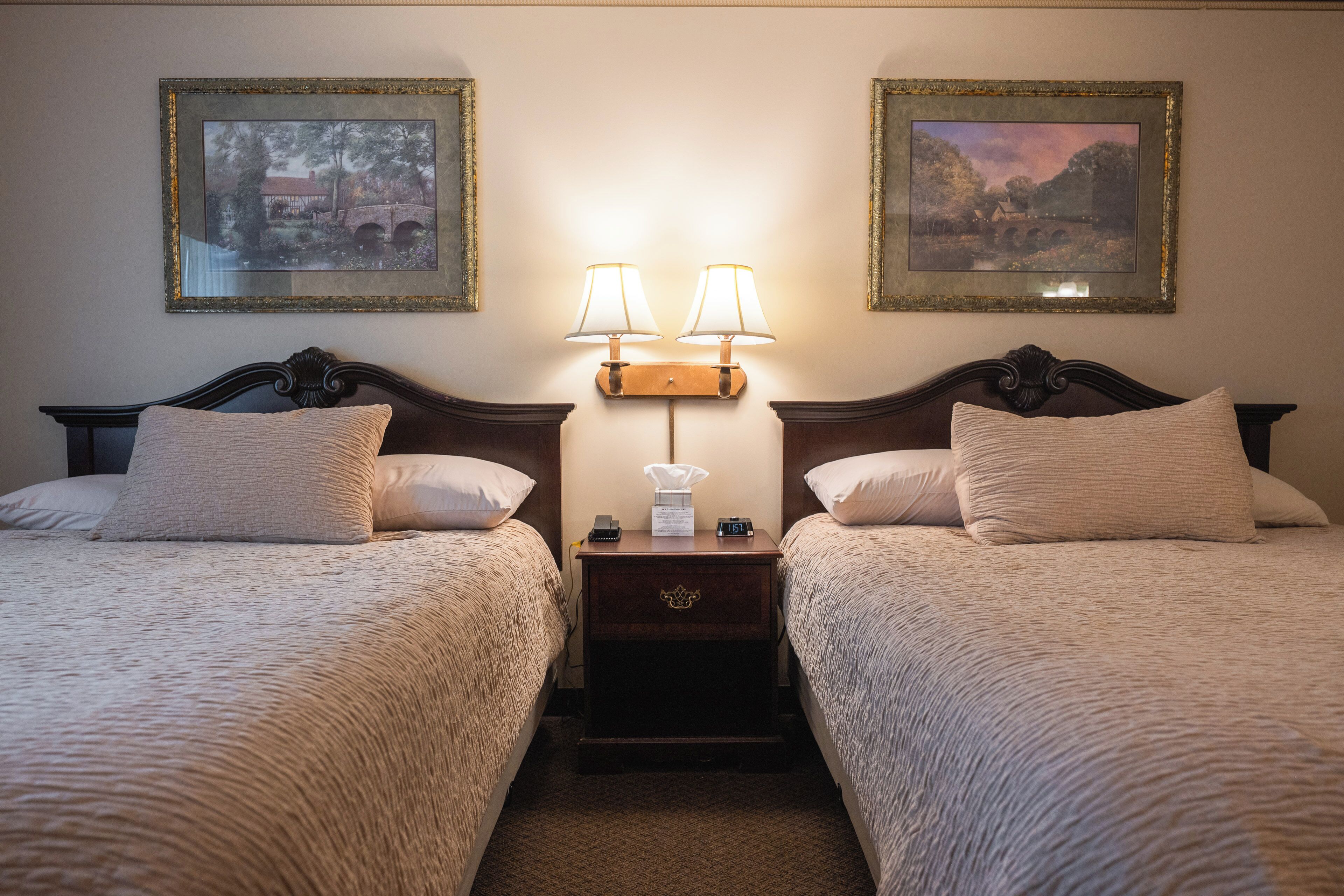Standard Room, 2 Queen Beds | Premium bedding, desk, blackout drapes, iron/ironing board
