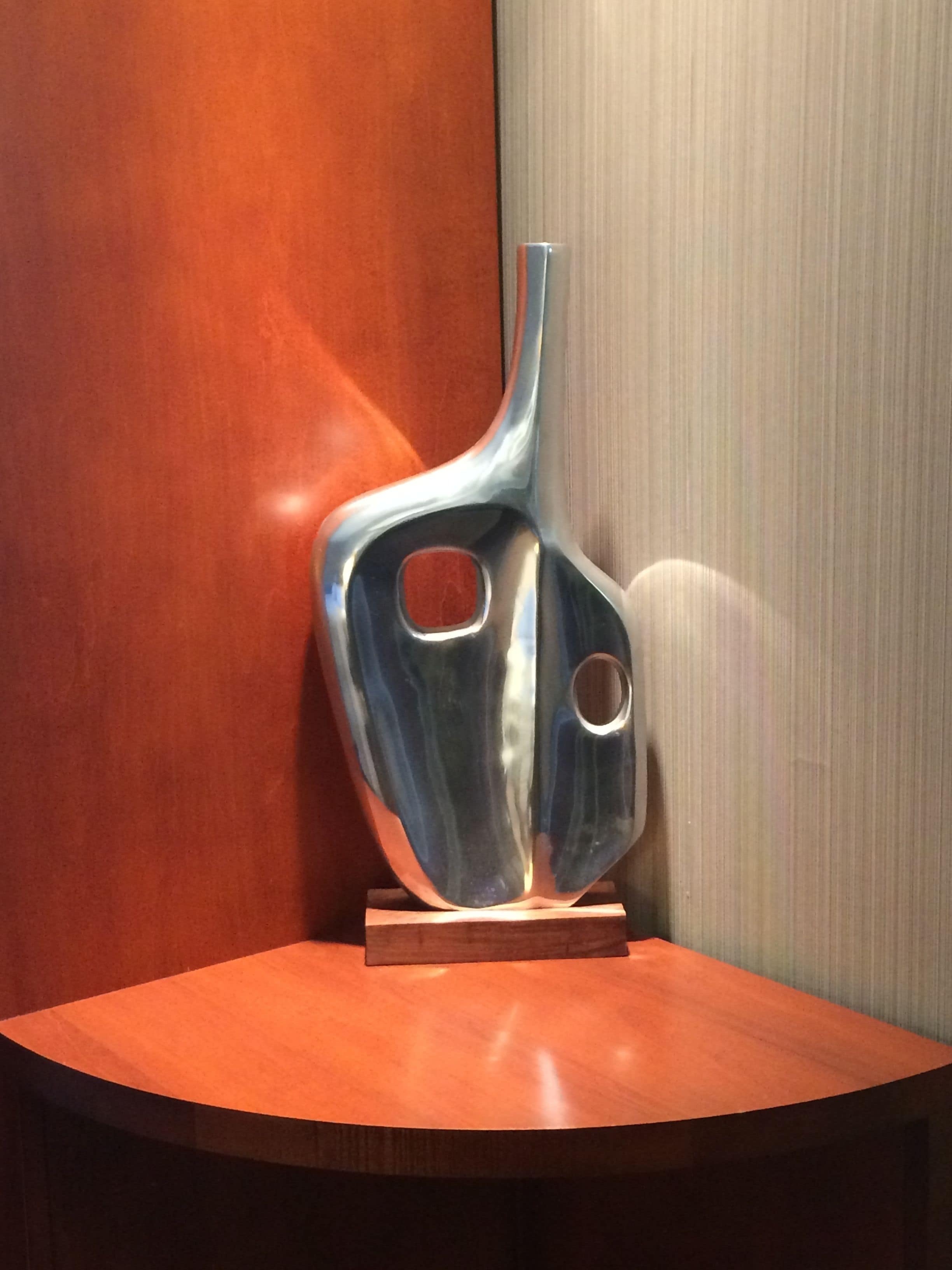 desk, laptop workspace, blackout curtains, iron/ironing board