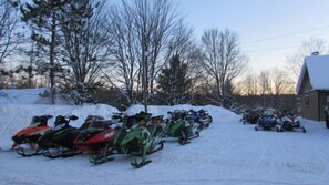 Snowmobiling