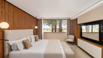 Ropa de cama de alta calidad, camas con pillow-top y minibar
