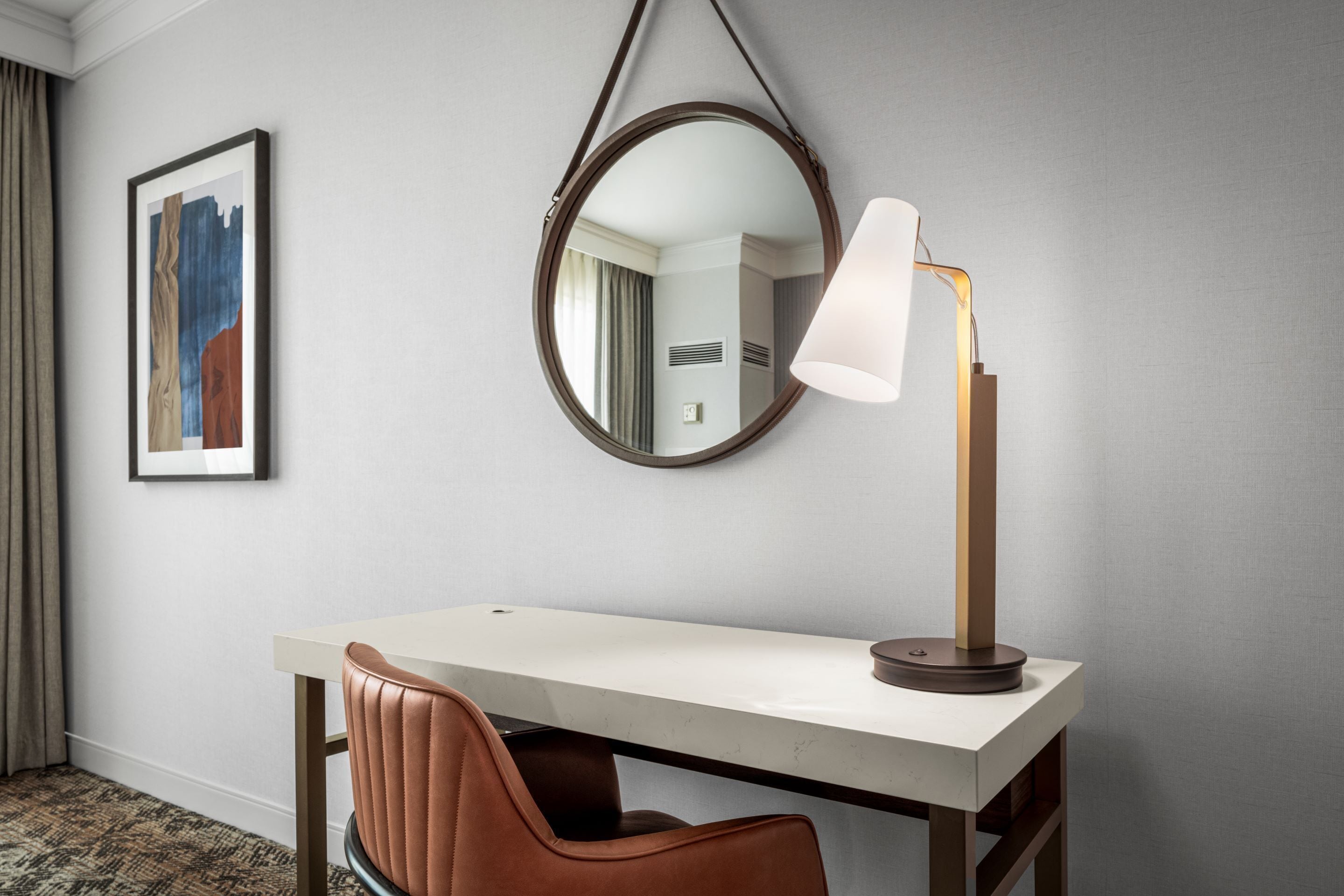 premium bedding, in-room safe, desk, laptop workspace