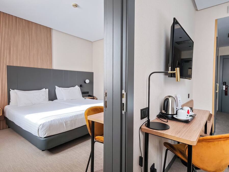 Hypo-allergenic bedding available, minibar, in-room safe, desk