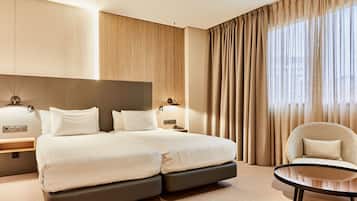 1 dormitorio, ropa de cama hipoalergénica, minibar y caja fuerte