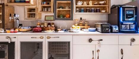 Daily buffet breakfast (EUR 12 per person)