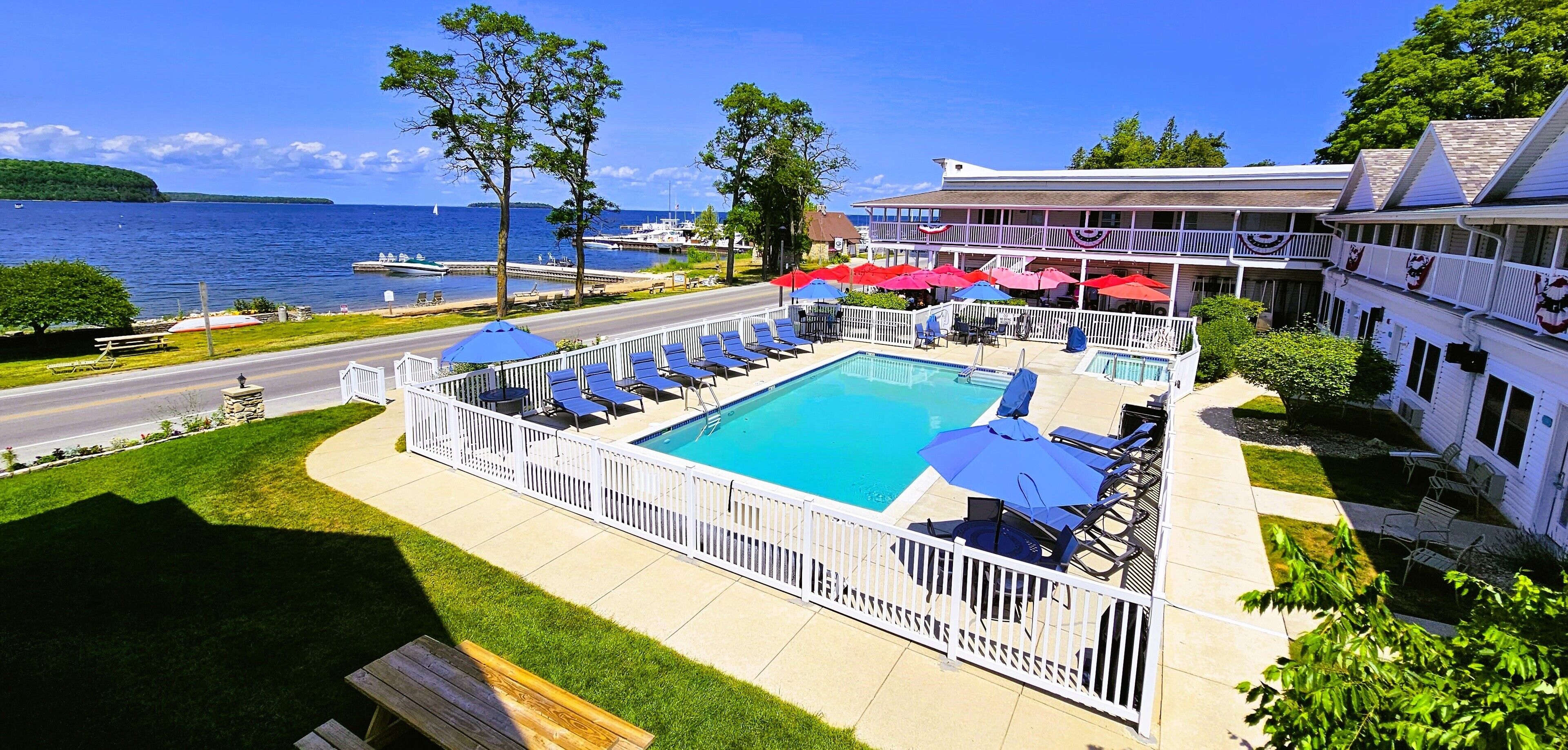 Seasonal outdoor pool