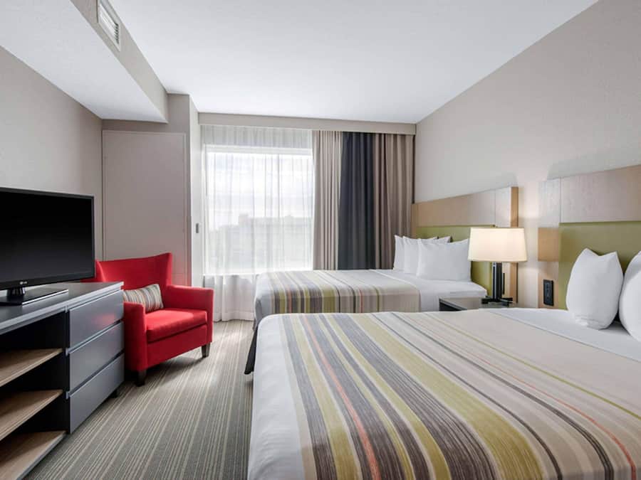 In-room safe, blackout curtains, soundproofing, iron/ironing board