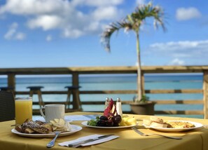 Daily cooked-to-order breakfast for a fee