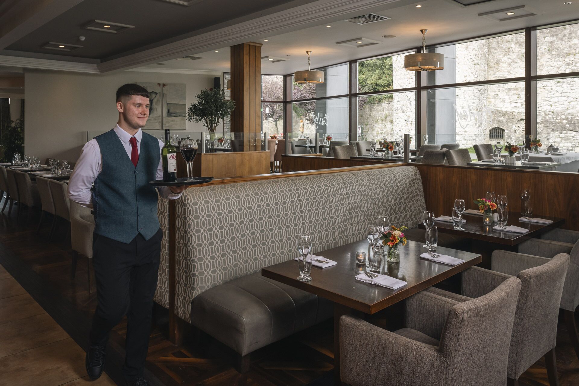 breakfast and dinner served