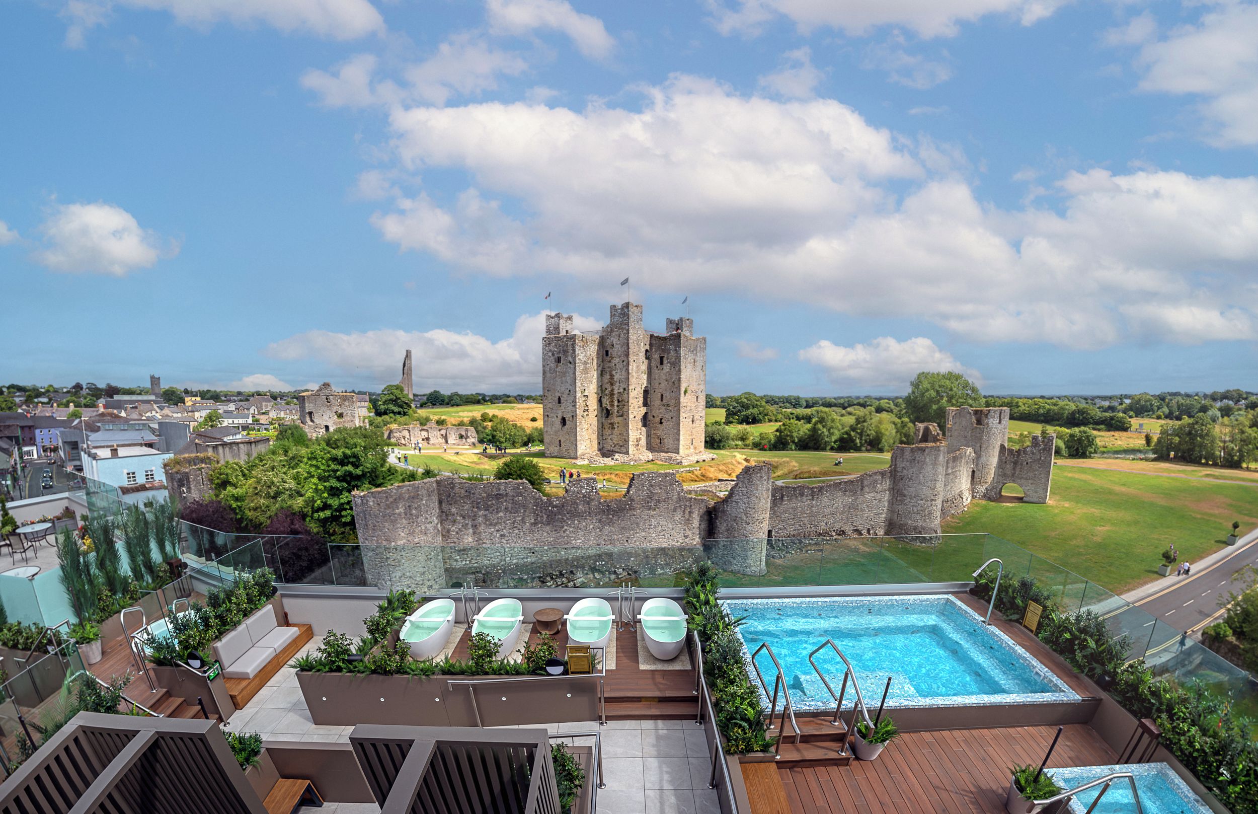 Rooftop pool