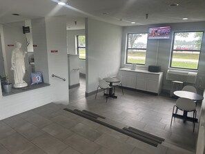 Zona de estar del vestíbulo