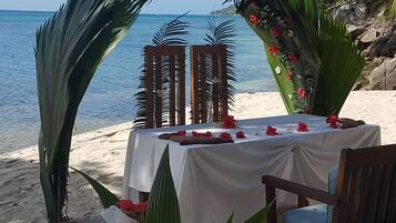 Área de bodas al aire libre