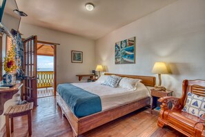 Premium Room, Sea View | Premium bedding, in-room safe, desk, iron/ironing board