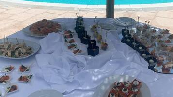 Mittagessen und Abendessen