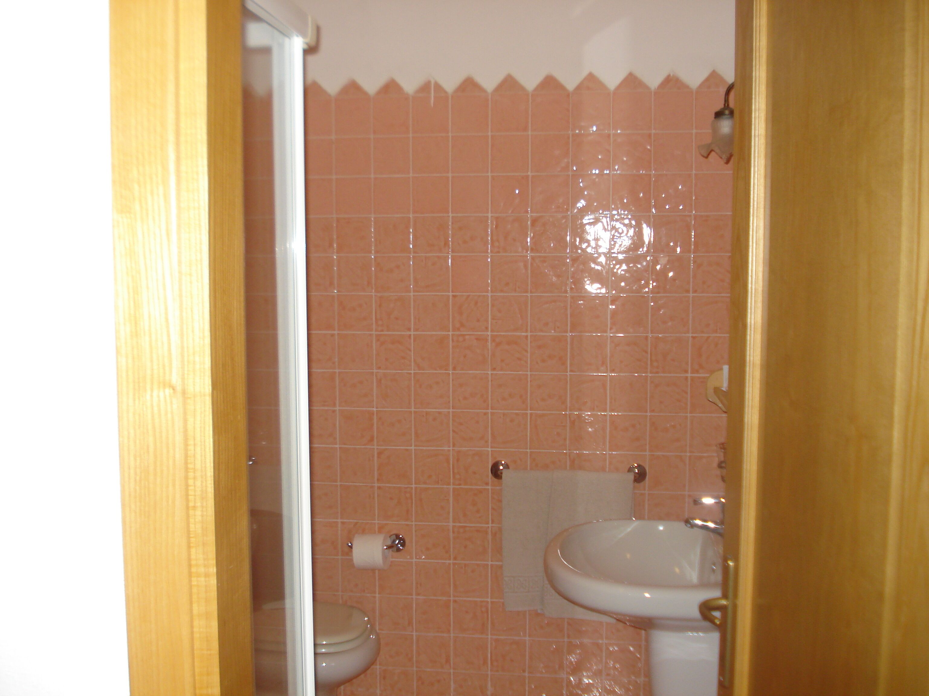 standard double room | bathroom | shower, free toiletries, hair dryer, bidet