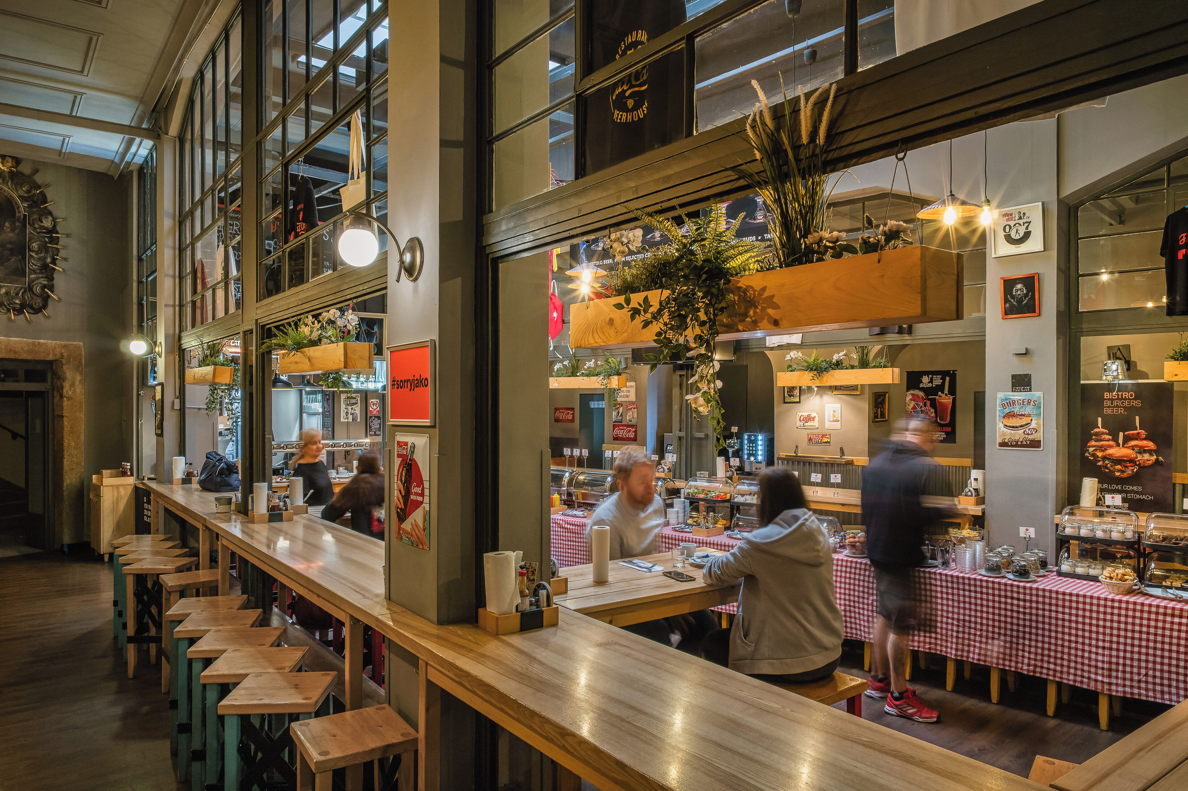 daily buffet breakfast (eur 12 per person)