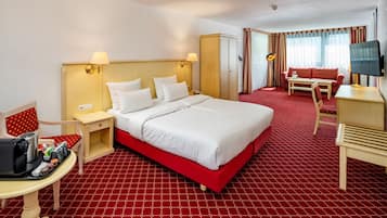 Panoramic-Doppelzimmer, Nichtraucher | Hochwertige Bettwaren, Minibar, Zimmersafe, Schreibtisch
