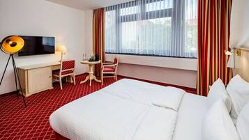 Superior-Zimmer | Hochwertige Bettwaren, Minibar, Zimmersafe, Schreibtisch