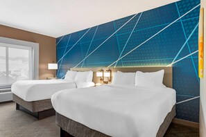 Standard Room, 2 Queen Beds, Non Smoking | Desk, blackout curtains, iron/ironing board, cots/infant beds - Comfort Inn Dayton South (Dayton)