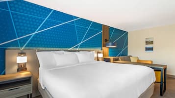 Quarto standard, 1 cama King, para não fumantes | Escrivaninha, cortinas blackout, ferros/tábuas de passar roupa, berços