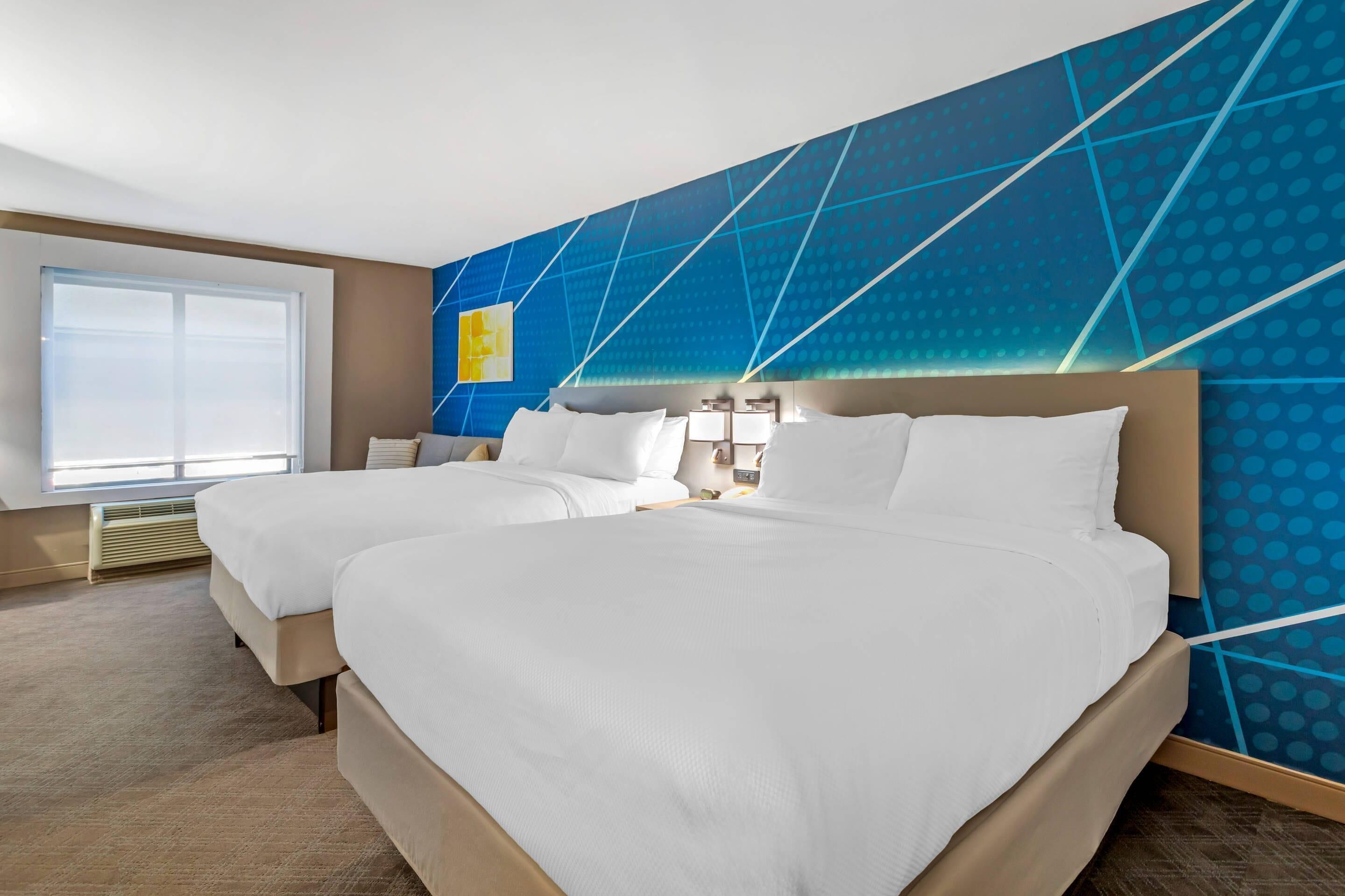 Standard Room, 2 Queen Beds, Non Smoking | Desk, blackout curtains, iron/ironing board, cots/infant beds